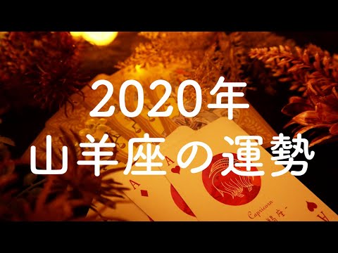 【2020年】山羊座（やぎ座）の運勢💫年間リーディング【タロット占い】