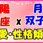 太陽星座　魚座　ｘ　月星座　双子座の性格と恋愛傾向！ゲーム感覚の様に楽しむ傾向があります！