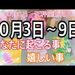 🔮⚡️恐ろしいほど当たる😳❗️あなたに起こる事＆嬉しい事🌈✨10月3日〜9日【お仕事💖恋愛タロット占い】