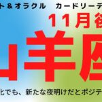 11月後半  やぎ座（ 山羊座 ）どんな変化であっても、新しい夜明けだと腹をくくろう！　 短時間サクッとメッセージ  カードリーディング　#山羊座　#オラクルカード　#タロットカード