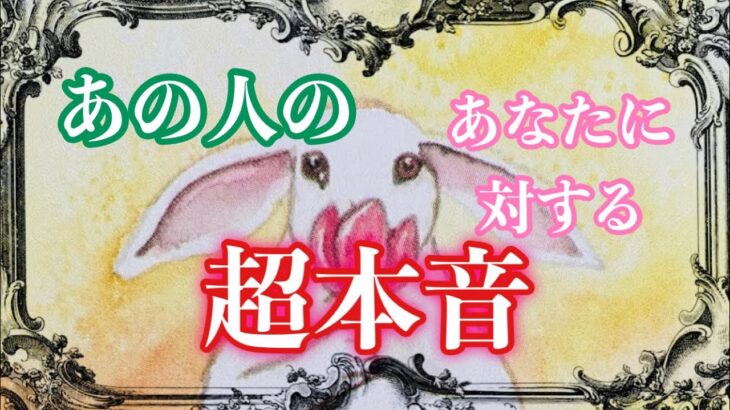 ❤️あの人のあなたに対する超本音🌈恋愛タロットリーディング