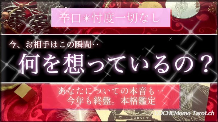 今この瞬間❗️お相手は何想っている？❤️【辛口🍷覚悟】忖度一切なし🤔重要メッセージ🕊【本格鑑定】