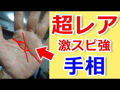 【手相占い】超レアなファティマの目があるとスピリチュアルな力【手相鑑定 vol.194】