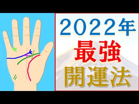 【手相 占い】2022年最強手相開運法！水森太陽が教えます！