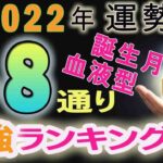 【2022年 運勢】誕生月×血液型48最強運勢ランキング