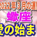 2022年3月の運勢　蠍座　愛の始まり