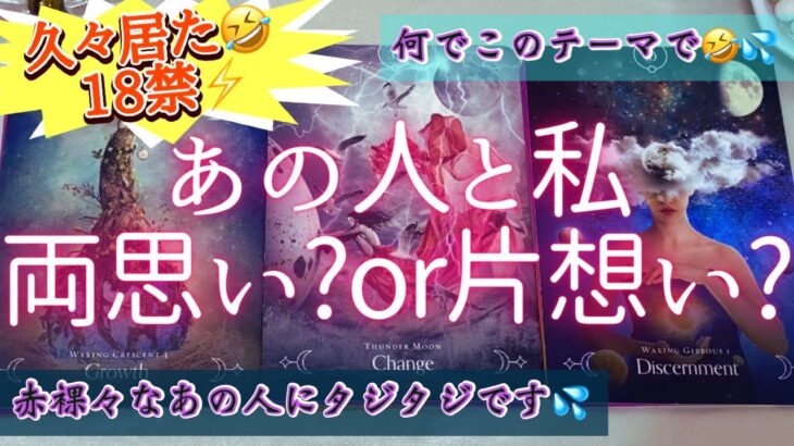 【久々居た💦何でこのテーマで１８禁ｗｗ】気になってるあの人と両想い❓それとも片思い⁉️恋愛タロットオラクルカード鑑定🔮✨よく当たるルノルマンカードで細密リーディング