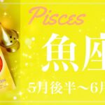 うお座♓️2022年5月後半〜6月前半🌝揺るぎない希望、片をつけて確信、始動、待望の幕開け