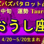 【ズバタロ★おうし座】牡牛座5月中旬運勢→頑張っていることが中断されて充電の時となる、再び理想を追うが現状に感謝するのも大事