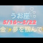 うお座🌈5/16～5/22❣️金運✨✨勢いがすごい！最高の幸せを掴む時🪐࿐✩.*˚#タロット占い #タロット占いうお座 #タロットリーディング #個人鑑定級 #魚座