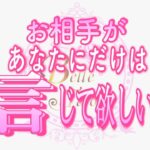 【恋愛❤️個人鑑定級👀】あなただけは信じて欲しい😢タロット🧚オラクルカードリーディング