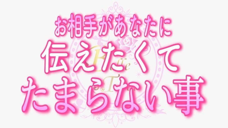 【恋愛💗切実😭】本当は伝えたいのに…😣タロット🧚オラクルカードリーディング💗