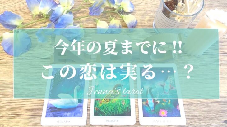 わくわく🥺💓【片思い💕復縁💕】今年の夏までに…この恋は実る？【タロット🌟オラクルカード】恋愛・恋の行方・音信不通・複雑恋愛・片想い・サイレント期間・未来