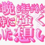 【恋愛❤️昨晩のあの人】特に強くあなたを感じていたようです😢タロット🧚オラクルカードリーディング