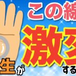 今すぐ手を見て！この線があったら人生が激変するかも？！【手相占い】