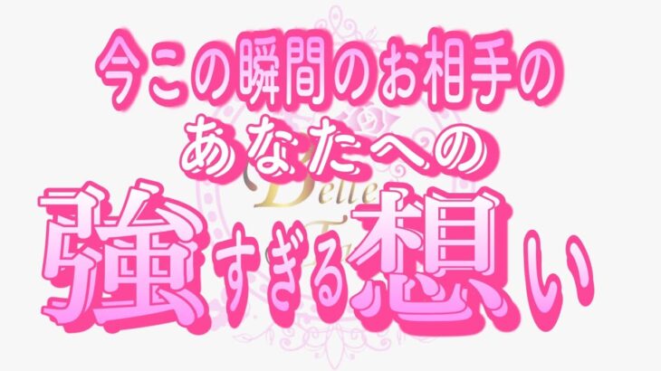 【恋愛❤️衝撃】今この瞬間…強すぎました😳タロット🧚オラクルカードリーディング