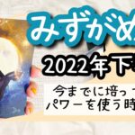 【みずがめ座♒️2022年下半期】🔮タロット占い🔮〜今こそあなたが手に入れたパワーを使っていく時です✨〜