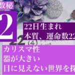 数秘術【22】22日生まれ、運命数22 持って生まれた才能、使うべき才能