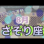 【さそり座さん】8月の運勢🌈すべてうまくいっています！楽しむほど幸運に近づく運気💖