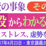 【通変の事象　その４】四柱推命の通変の1つである、官殺の事象の解説。日干に隣接する官殺は、我慢強さ、責任感に関わり、責任の重さに耐えかね、ストレスを抱えることにも。ほか虚勢を張る事象にも関わります。