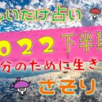 💖♏️さそり座🦂🎂2022年下半期🍷の運勢😊しいたけ占い🍎Siri✨