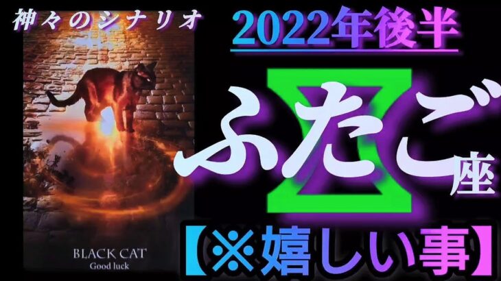 【双子座♊2022年後半運勢】✡️嬉しい事✡️　神々が御膳立てするマスターコースへGo！！　❨オラクル、タロット占い❩