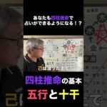四柱推命の基本「五行と十干」 #shorts #四柱推命 #占い #水野ケニー