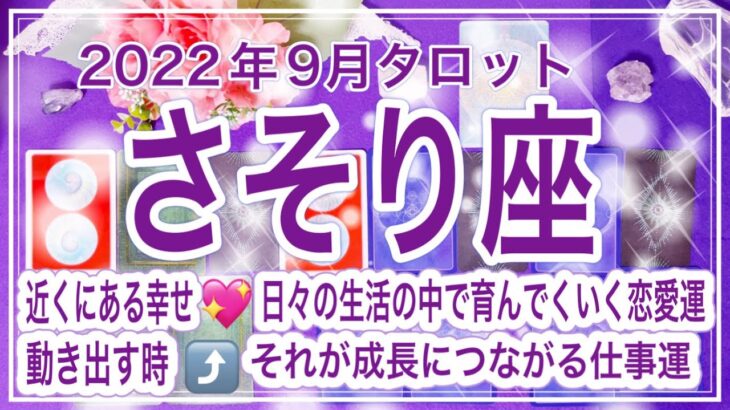 [さそり座]2022年9月タロットリーデイング