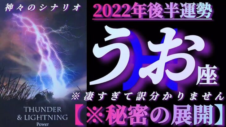 【魚座♓2022年後半運勢】凄！地球上のありとあらゆる豊かさを得る証明書が発行されます！　✡️秘密の展開✡️　　❨オラクル、タロット占い❩