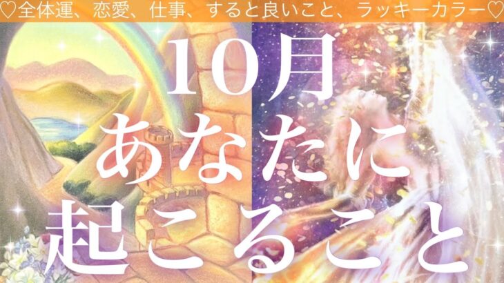 10月あなたに起こること❣️🧸🎃🧸💓全体運、恋愛、仕事💓すると良いこと💓タロット占い💫オラクルカードリーディング🔮