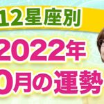 【12星座別】2022年10月の全体運　1ヶ月の過ごし方