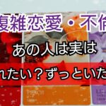 【複雑恋愛・不倫】あの人は実は離れたい？ずっと一緒にいたい？🥺💓