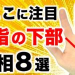 【手相】小指の下の方に注目！理想を叶えて人気になる月丘手相８選