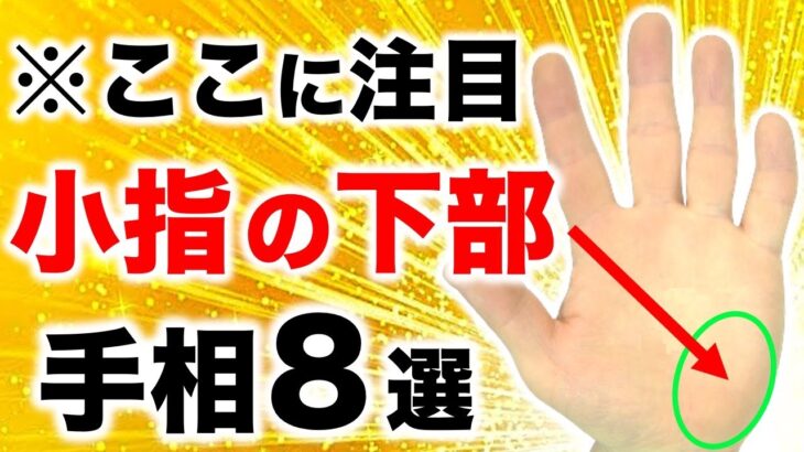 【手相】小指の下の方に注目！理想を叶えて人気になる月丘手相８選