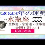 水瓶座（みずがめ座）2023年の運勢｜全体運・恋愛運・仕事運・金運! ( 詳しい ).