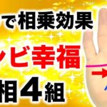 【手相】２つの手相が揃うと幸福倍増！コンビ手相４選