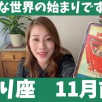 さそり座♏️11月前半🔮嬉しいー！！最高の出会いとチャンスが巡って来る！！新たな世界の始まりです！！✨