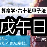 【算命学】六十花甲子法・戊午日