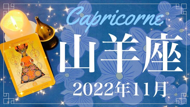 【やぎ座】2022年11月運勢♑️その答え明らかに、白黒はっきり、霧が晴れ祝福を迎えるとき