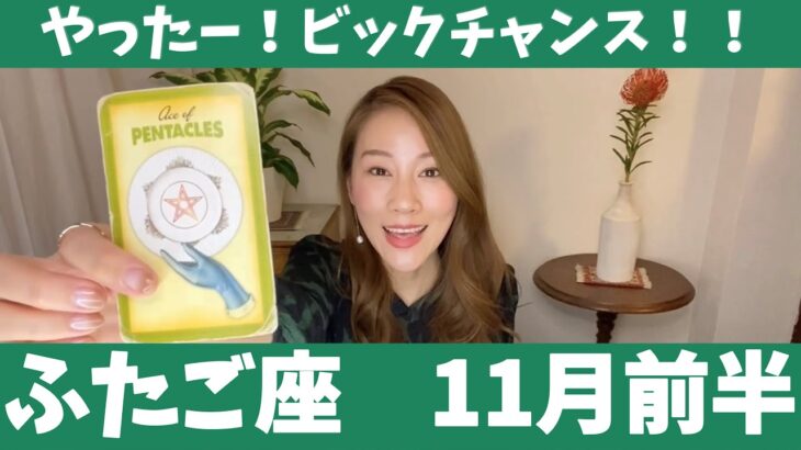 ふたご座♊11月前半🔮思いが実を結ぶ！！✨ビックチャンスを受け取って！！