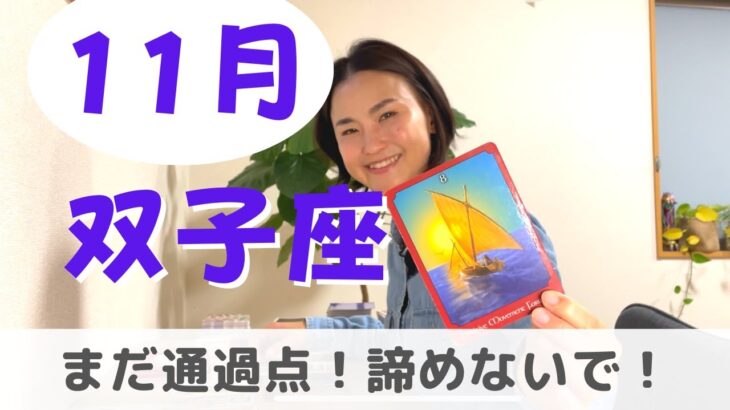 【双子座】妥協せずに長い目で貫いて！| 癒しの占いで 11月の運勢をみる