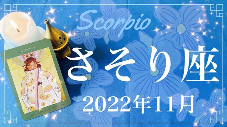 【さそり座】2022年11月運勢♏️前へ！道が開き新たな風景が広がるとき、大丈夫、今度こそ、待っていたゴーサイン