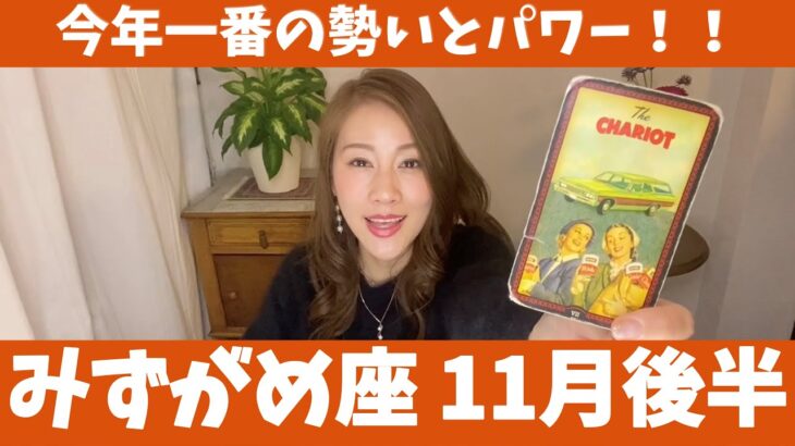 みずがめ座♒️11月後半🔮今年一番の勢いとパワー！！最高のギフトを受け取って！！🎁✨