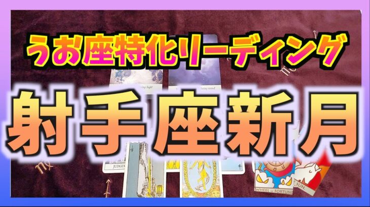 【タロット占い】うお座さんへ射手座新月のメッセージ