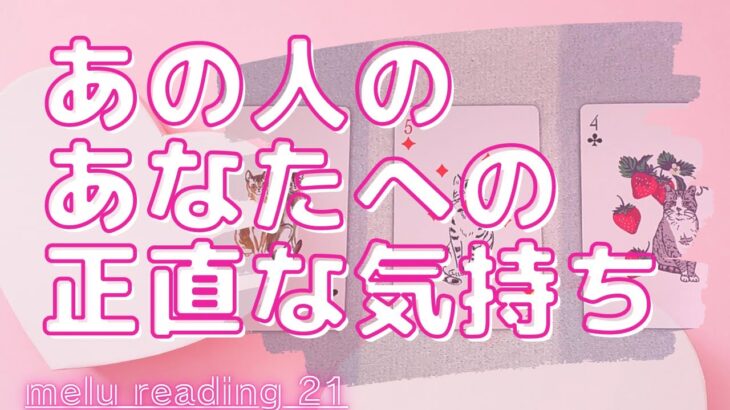 あの人のあなたへの正直な気持ち⚔️❤️‍🔥😌【タロット・オラクル・恋愛・占い】