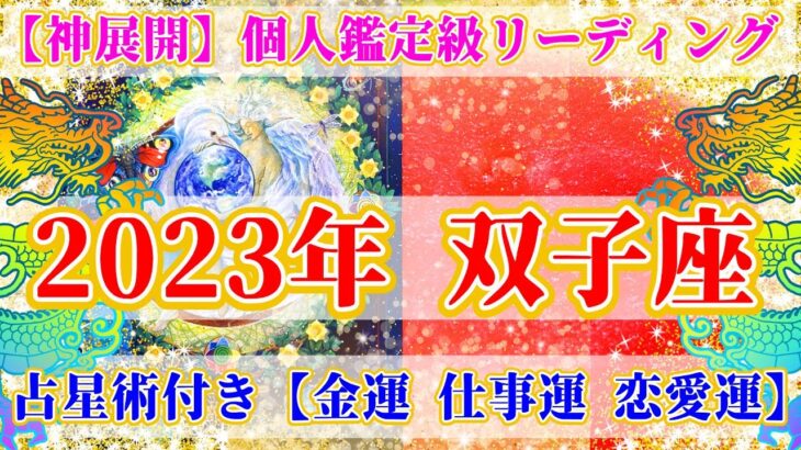 神展開🌈🐰2023年双子座の運勢♊を個人鑑定級で深堀します✨占星術&タロット・オラクルリーディング🐉✨【恋愛運,金運,仕事運,ふたご座,占い】