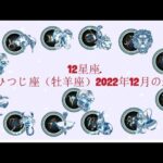 おひつじ座（牡羊座）2022年12月の運勢. –  12星座.