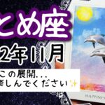 【おとめ座♍️2022年11月】🔮タロット占い🔮〜この予期もしなかった展開、逃げずに存分に楽しんでくださいね✨〜