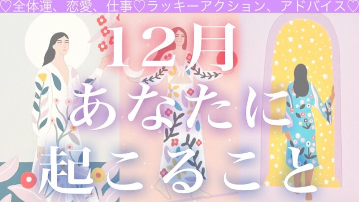 12月あなたに起こること🧸❄️🧸💓全体運、恋愛、仕事💓タロット💫オラクルカードリーディング🔮