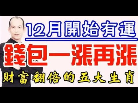 別錯過時機！風水大師蘇民峰：12月開始有運，錢包一漲再漲，財富翻倍的五大生肖！在有錢的時候，把錢舍得出去，布施，福就自來，運勢高漲 順風順水 暴利大賺 | 佛門因果